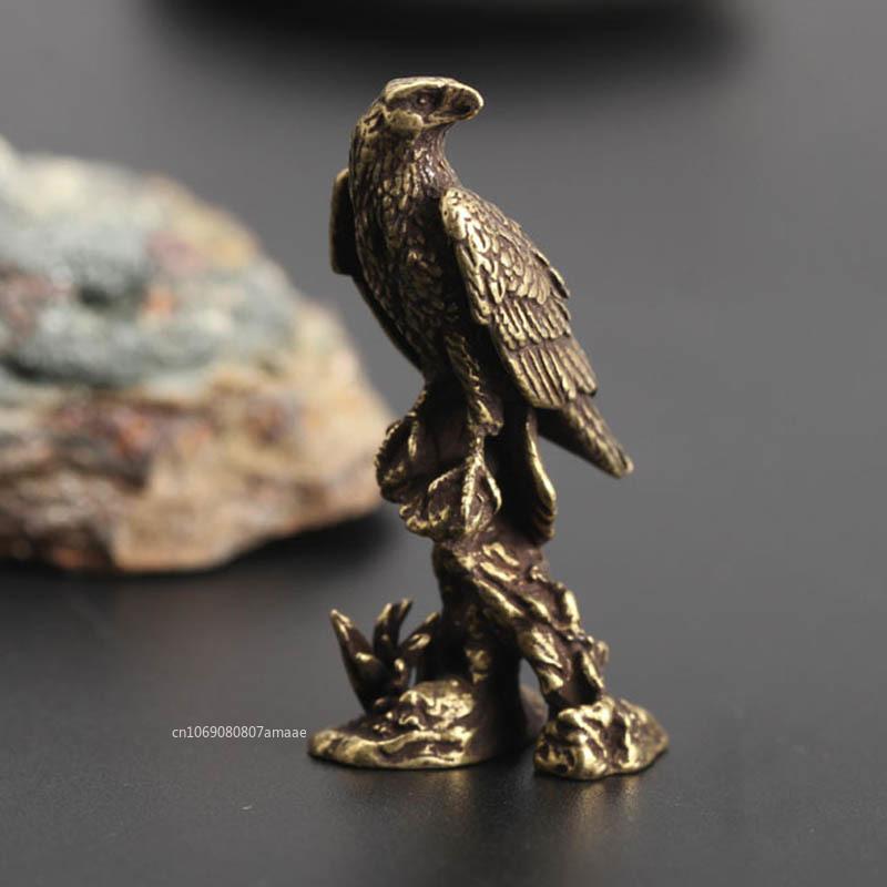 Handgefertigter Adler Schmuck Vintage Kupfer Vogel Figur Skulptur Handgefertigtes Handwerk Mini Heim Büro Schreibtisch Tier Dekoration