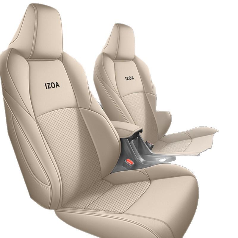 Toyota IZOA CHR Leather Car Seat Covers, Universal, All-Season, Fully Enclosed Cushions.