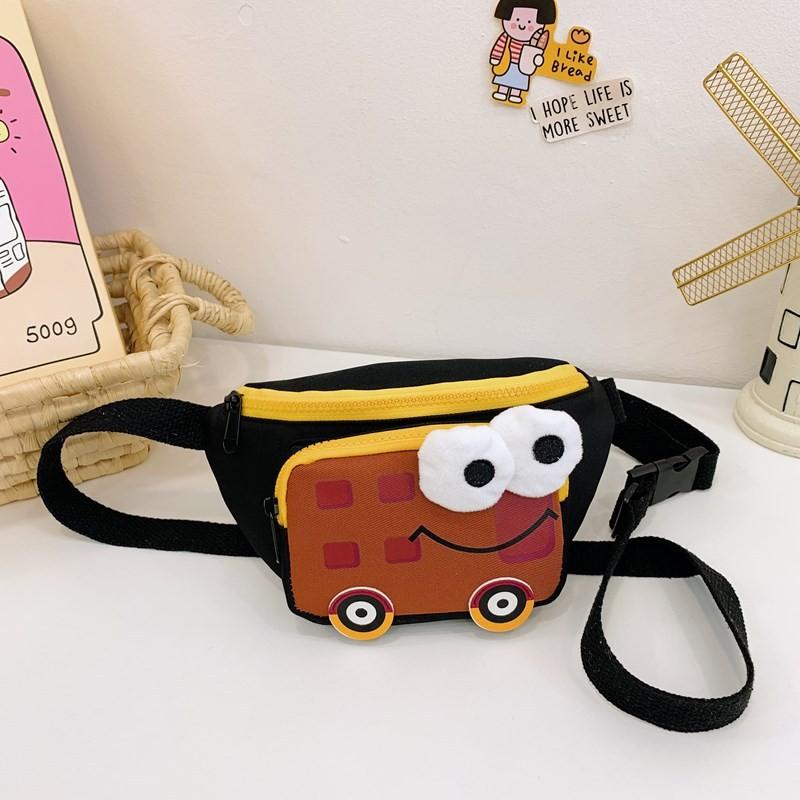 Colorful Cartoon Children's Waist Bag Lightweight Cute Snack Bag For Preschool Kids