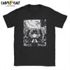 Leisure Omori Omocat TShirt for Men Round Neck 100 Cotton T Shirt Basil Aubrey Anime Game Short Sleeve Tees Original Tops