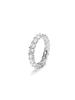 Macier 3.5Mm Prong Setting Tennis Ring (Silver)