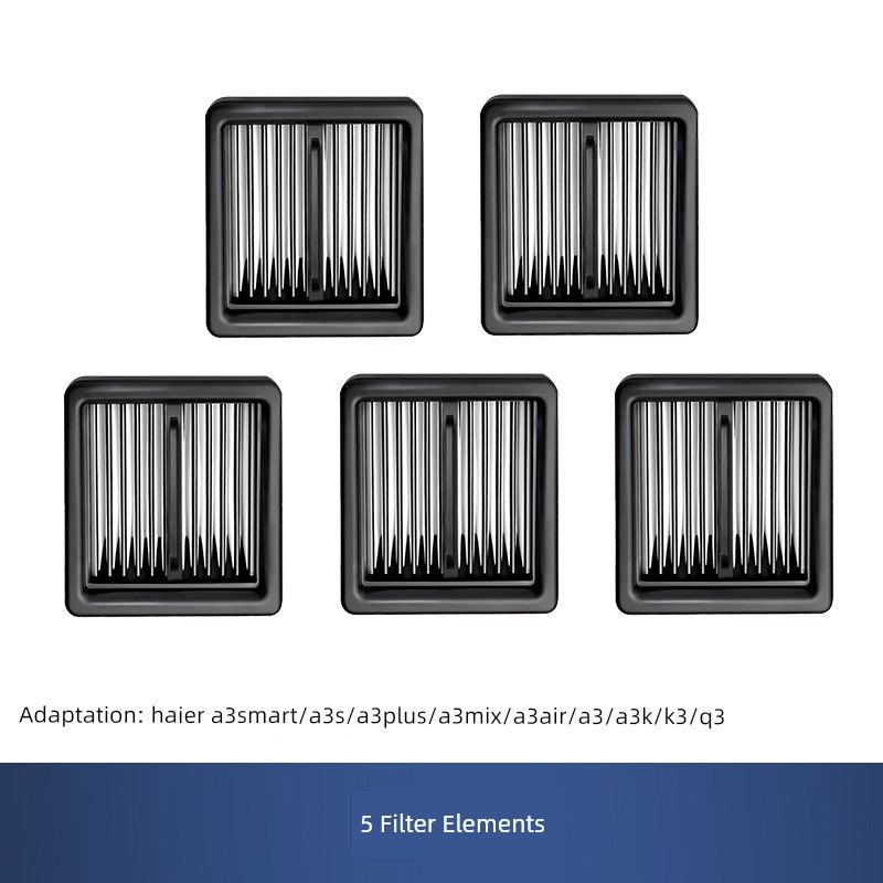 Suitable for Haier Floor Washing Machine Accessories A3 Air/Smart/S/K/Mix Roller Brush Filter Element Consumables Cleaning Fluid