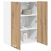 Artisan Oak Wall Cabinet 60 x 31 x 80 cm Engineered Wood