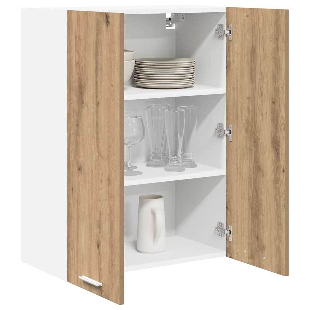 Artisan Oak Wall Cabinet 60 x 31 x 80 cm Engineered Wood