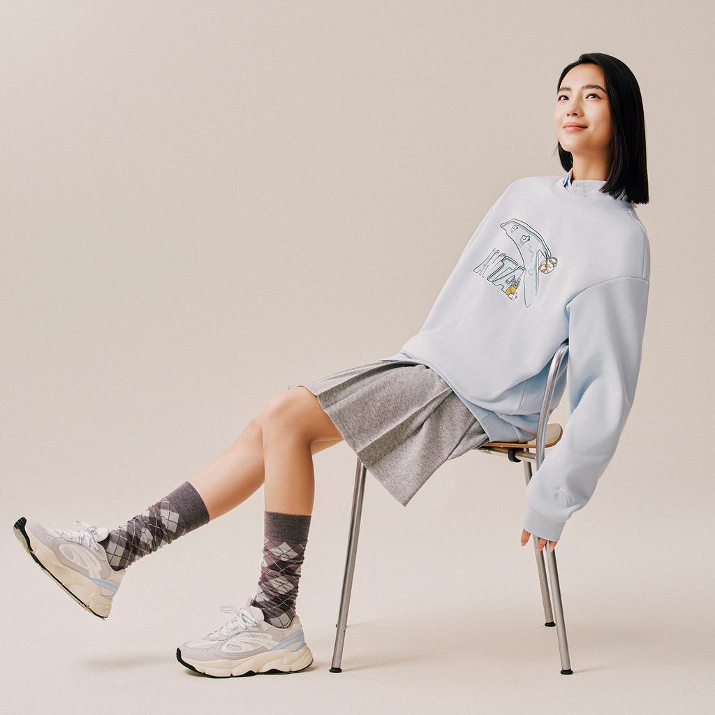 Anta Autumn Campus Fashion Versatile Hoodie Unisex Tops 952548708-6
