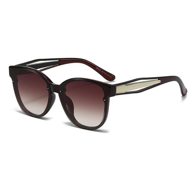 New retro large frame fashion hipster sunglasses trend polarized premium sunglasses women's UV protection men