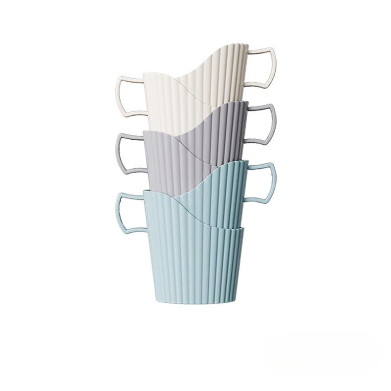 6pcs/Set Disposable Paper Cup Holder Espresso Coffee Antiscalding Multifunctional Multipurpose Office Household Sleeve Cup Cover