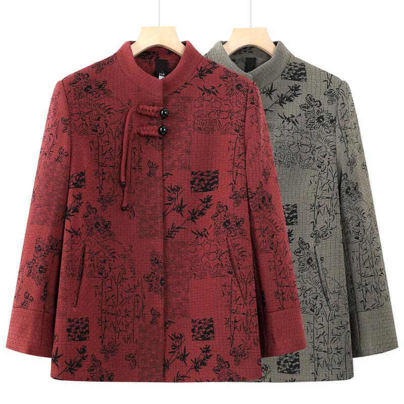 Elderly Women's Versatile Chinese Style Spring Jacket