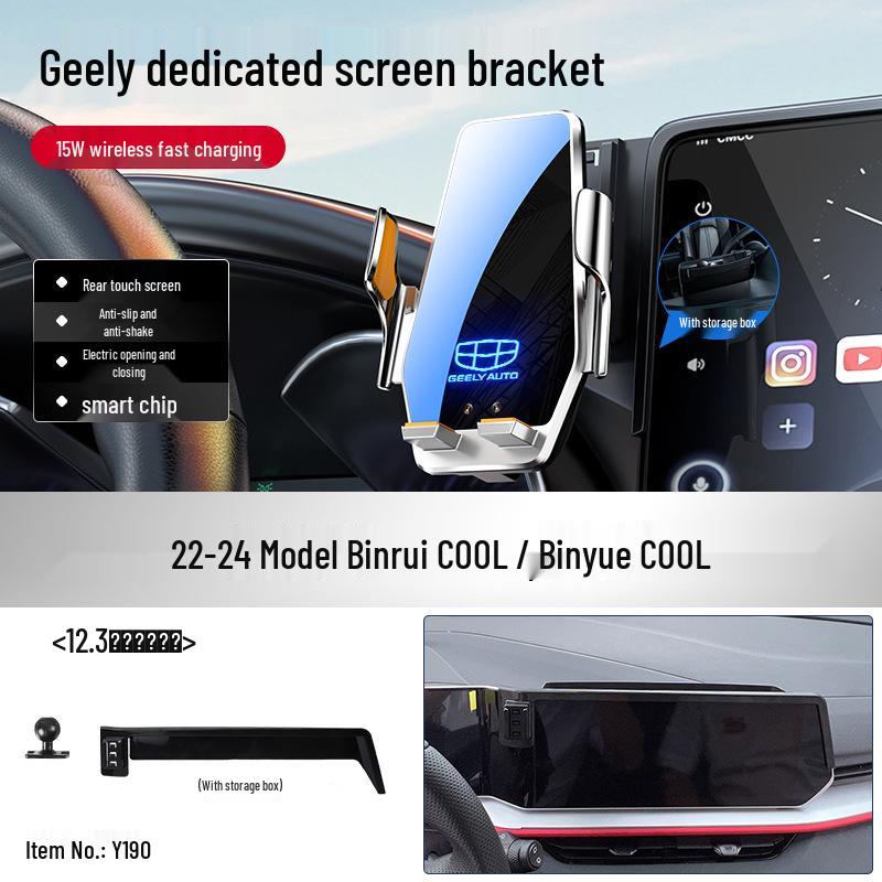 Geely 4th Gen Phone Car Mount for Xingrui, Emgrand S, Galaxy L7, Boyue L, Bin Yue & Hao Yue