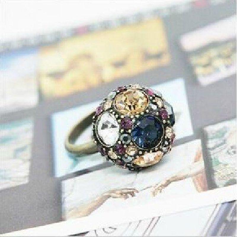 Jewelry Jz309 Fashion Vintage Leopard Print Peach Heart Ring Jz251 Mushroom Head Ring
