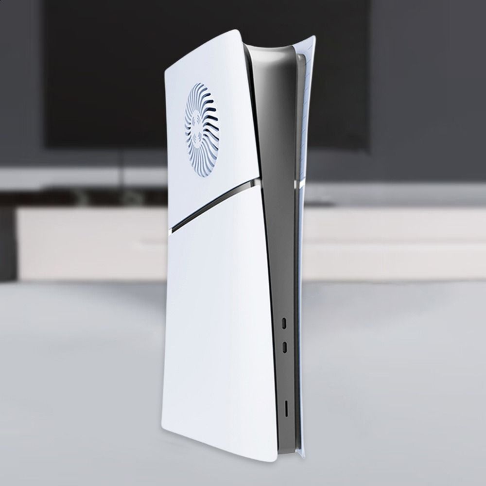 Øvre topp halvt øvre dekselplater Utskifting av kjøleventiler panelkonsoll frontplate for PS5 Slim