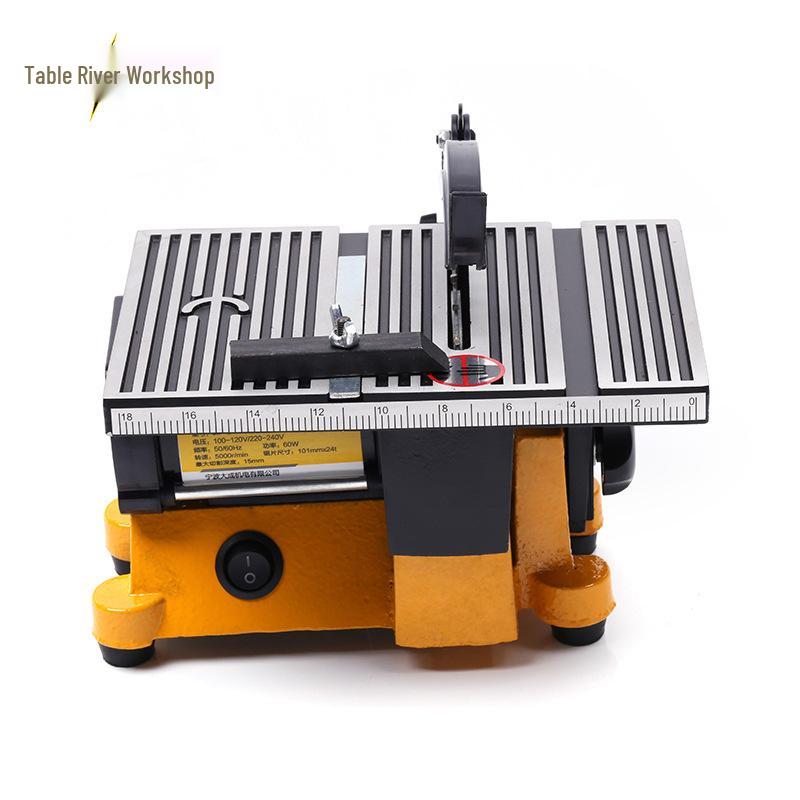 Mini Table Saw with Wood, Steel, and Glass Cutting Capability
