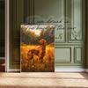 Vintage Dog Oil Paintings Poster Canvas Prints Irish Setter Airedale Terrier Finnish Spitz Dogs Wall Art Decor Family Home Decor