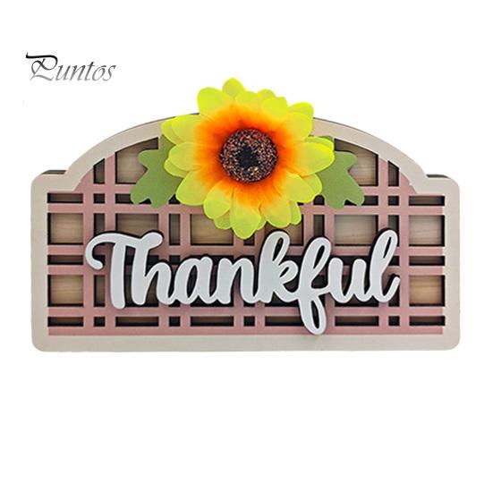 Decorative Wood Entrance Sign Fall Wooden Farmhouse for Front Door, Rustic Sunflower Welcome Sign, Autumn Harvest Decor Thanksgiving Hanging