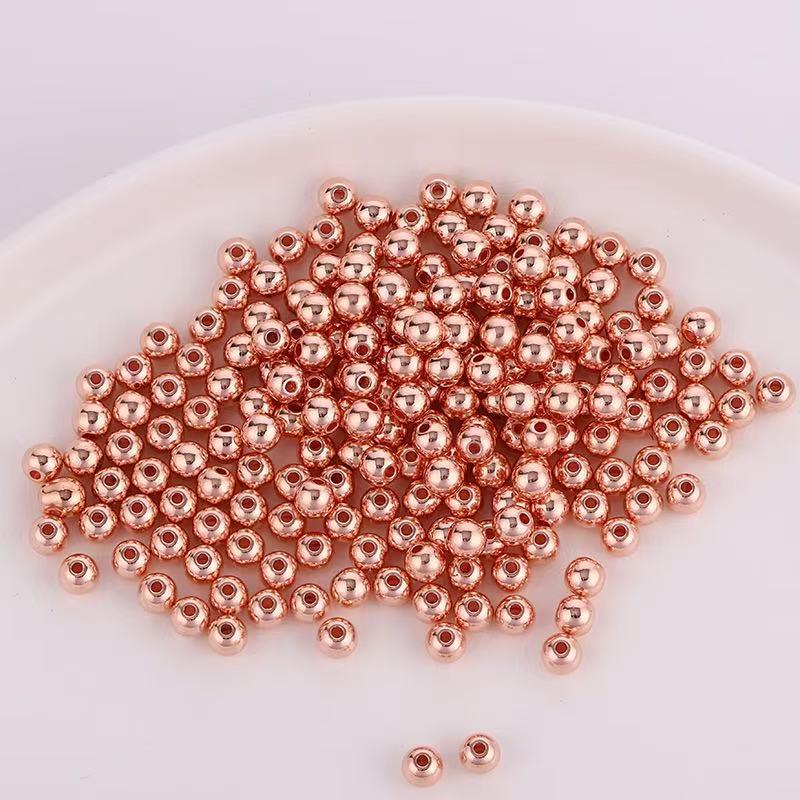 ABS Electroplated CCB Spacer Beads for DIY Jewelry Making