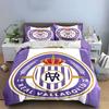 Purple Real Valladolid Logo Bedding Duvet Cover Set Duvet Cover Pillowcases  (1*Duvet Cover 2*Pillowcases, without duvet insert)