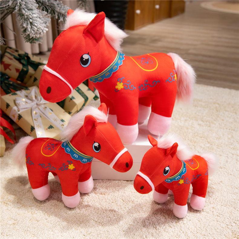Multicolor Wind Horse Plush Toy Figure