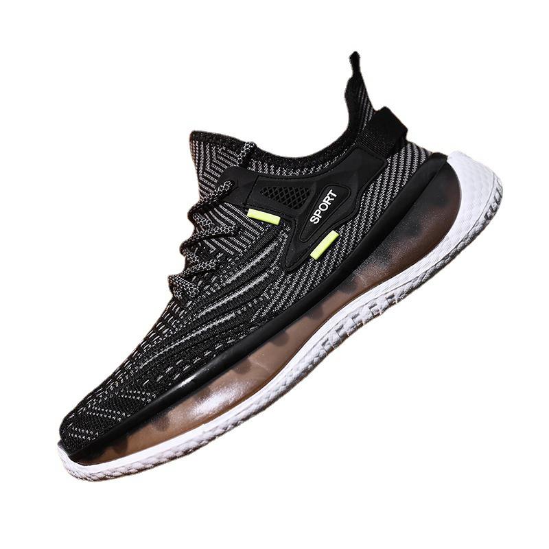 Coconut shoes 22 autumn new fly-woven mesh running shoes trendy breathable popcorn soft-soled travel shoes