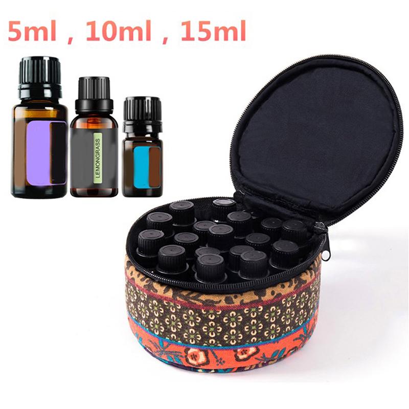 9Bottle Essential Oil Case 15Ml 10Ml 5Ml Holder Storage Aromatherapy Hand Bag