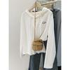 Stylish French-Inspired Hooded Sweatshirt for Women - Autumn/Winter Casual Slimming Versatile Top
