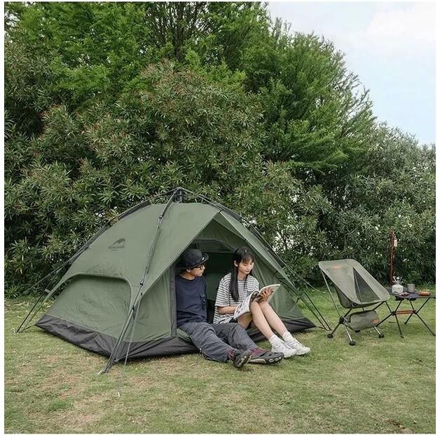 Палатка туристическая Naturehike Pop Up 4 Automatic зеленая