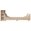 Solid Wood Bed without Mattress 75 x 190 cm Pine Wood