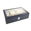Nieuwe Horlogedoos van Imitatieleer Displaycase Organizer 12 Vakken Sieradendoos