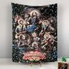 Tapestry Foo Fighters Cosmic Dragon Lion Band Illustration Psychedelic Gig Poster Wall Hanging for Rock Fan Decor