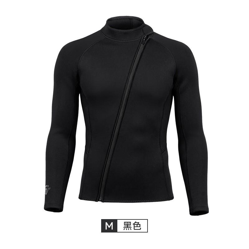 2mm Neoprene Wetsuit Top Pants Set Women Men Warm Long Sleeve Dive Suit Surfing Snorkeling Swimsuit
