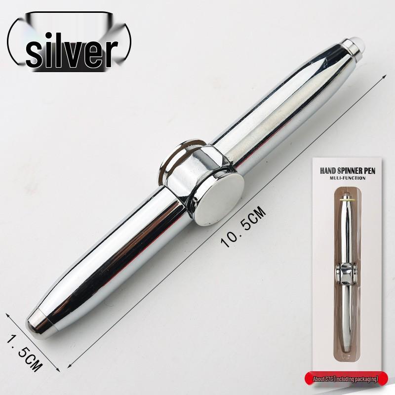 

Светящаяся многофункциональная шариковая ручка-спиннер с креативным металлическим дизайном