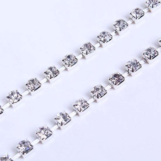 Smykkesett Firkantet Utsøkt Tilbehør Hjerte Halskjede Øredobber Kolleksjon for Bryllup