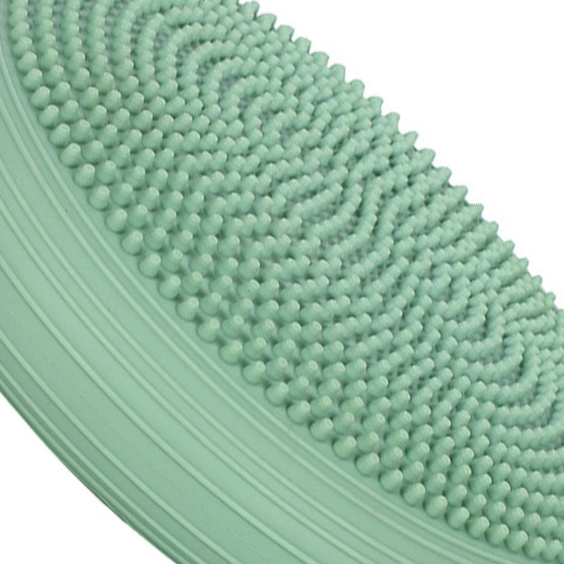 Wiggle Cushion Inflated Flexible Thick Portable Core Strength Balance Disc for Kids Adults Green