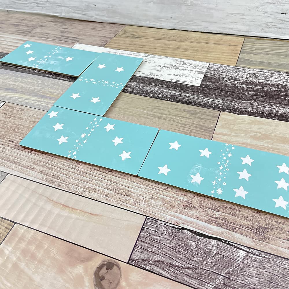 DJECO Domino Little Friends Picture Matching Game Educational Game Domino Play Card Game Shiritori Numbers Picture Linking Montessori Ages 6