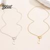 Retro Necklace Sun And Moon for Women Plated Y Romantic