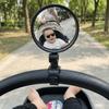 Wide Angle Stroller Rearview Mirror Shatterproof Universal Wide Angle Convex  E-Bike