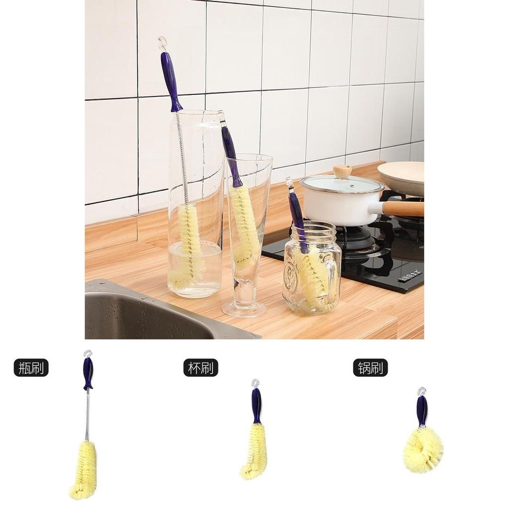 Teapot Durable Plastic Brush For Deep Cleaning With Comfortable Handle Grip