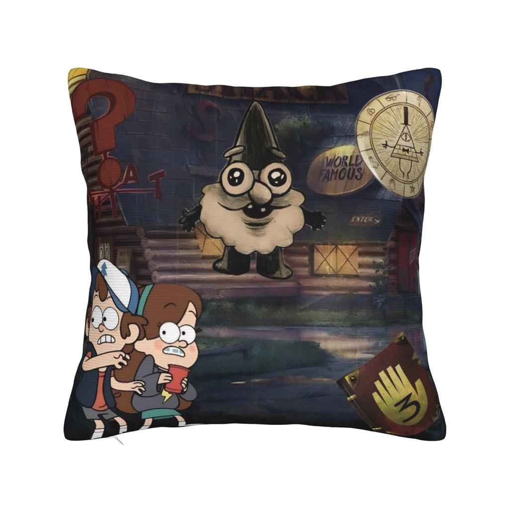 Decorative Pillow Covers GGravity Falls Merch Chair Pillow Case Cover Zipper MultiSize