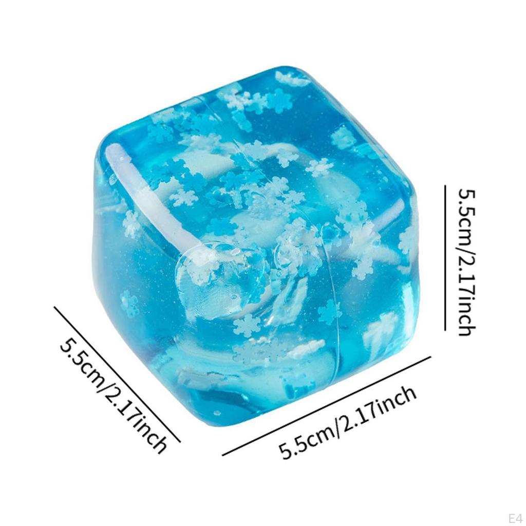 Cube with Snowflakes, Fidget Toy for Gifts And Parties
