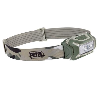 Petzl ARIA 1 RGB Kompaktní Odolná Vodotěsná Čelovka Bílý Červený Zelený Modrý Režim 350 Lumenů Kamufláž