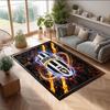 Tappeto in Flanella Stampato Juventus FC Antiscivolo Morbido Poliestere Tappeto per Pavimento Tappetino Decorativo per Interni per Camera da Letto Soggiorno Divano