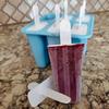 Ice Pop Mould Silicone Ice Pop Model Ice Pop Model Reusable Easy Release Ice Pop Maker (with Funnel, Brush)