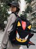 Handmade Sonic Shadow Black Charizard Plush Backpack for Couples