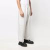 Y-3 SS22 Solid Color Loose Cargo Pants Men Pants White Gray HG6203