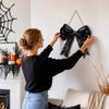 Black Wall Hanging Halloween Decor for Indoor Festive Decoration