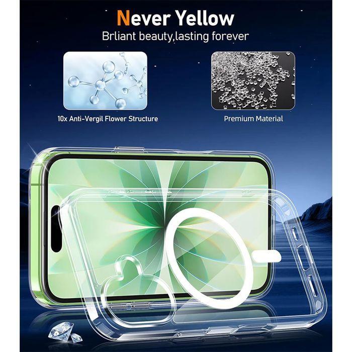 Coque de Téléphone - BOOLING - pour iPhone 17 - Cercle Magnétique - 2 Verres Trempés - Protection Antichoc