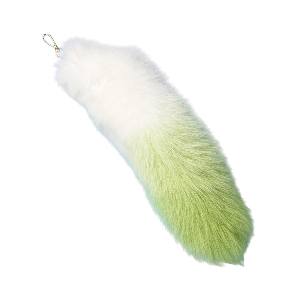 Multipurpose Foxes Tail Keyring Versatile Car Pendant Keychain Charm or Purse Pendant In Assorted Color Stylish Outfits