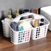 Hollow Out Toiletries Organizer Box 3 Compartments Storage Basket Shower Basket  for College Dorm