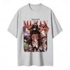 Demon Slayer Muzan Kibutsuji Anime Aufdruck T-Shirt Herren und Damen T-Shirt Herren Oberteil Sport T-Shirt Herren T-Shirt Summ