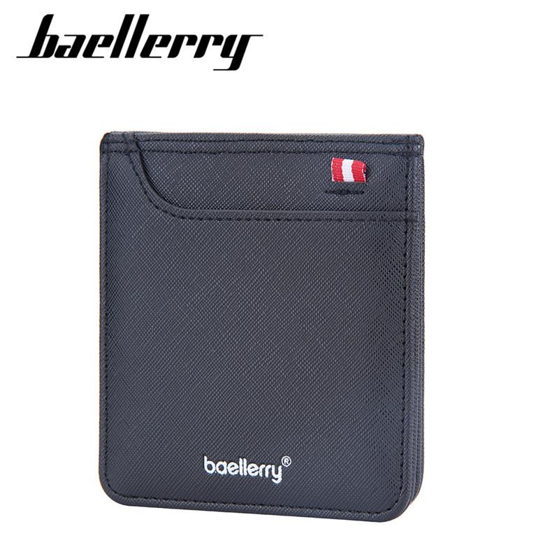 Baellerry Men Card Holder Fashion Vintage Design Business ID Card Holders Money Clips GZW