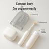 Portable Folding Travel Toothbrush & Toothpaste Set with Mouthwash Cup